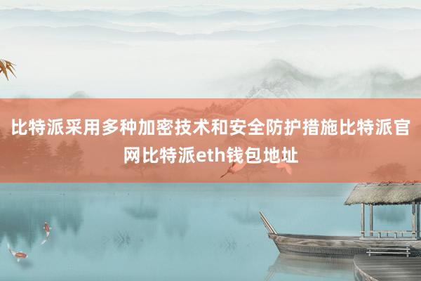 比特派采用多种加密技术和安全防护措施比特派官网比特派eth钱包地址