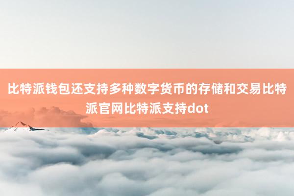 比特派钱包还支持多种数字货币的存储和交易比特派官网比特派支持dot