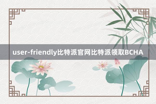 user-friendly比特派官网比特派领取BCHA