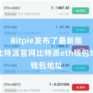 Bitpie发布了最新版本比特派官网比特派eth钱包地址